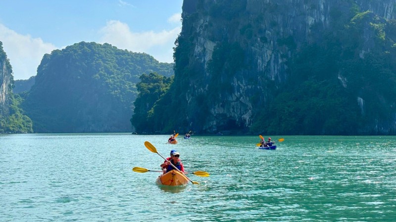 Try kayaking in the bay