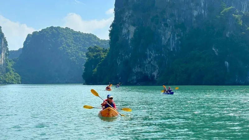 Try kayaking in the bay