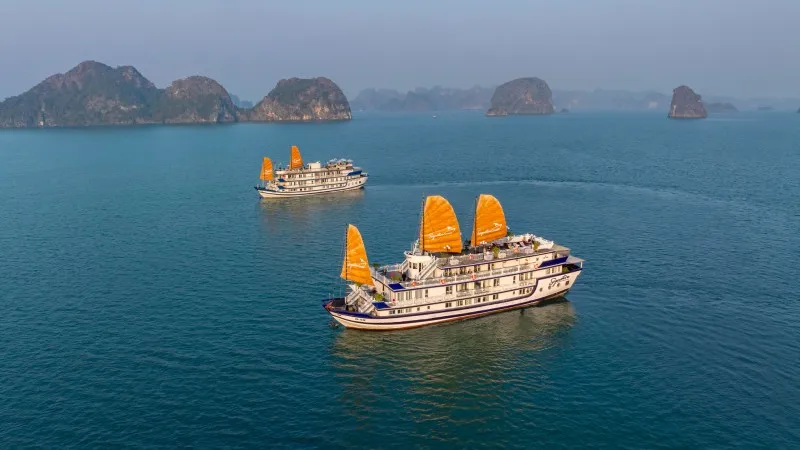 Beautiful Junk Boat Cruise for Honeymooners