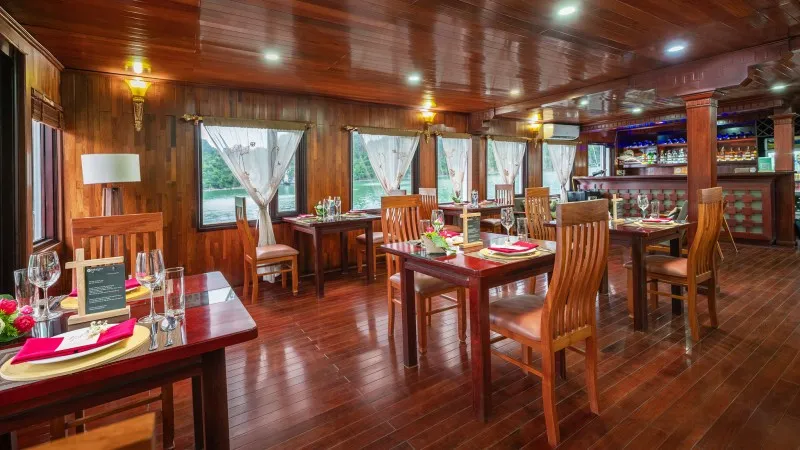 Cozy Restaurant on board