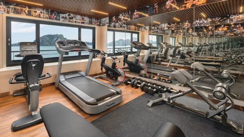Gym room with Ocean view