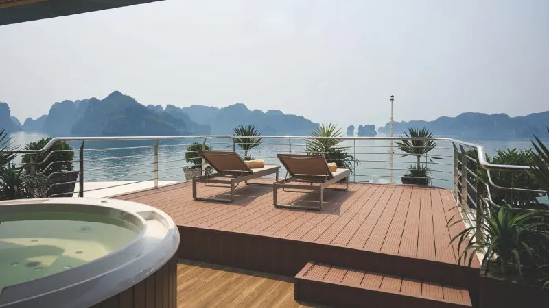 Sunbathing on the Loungers