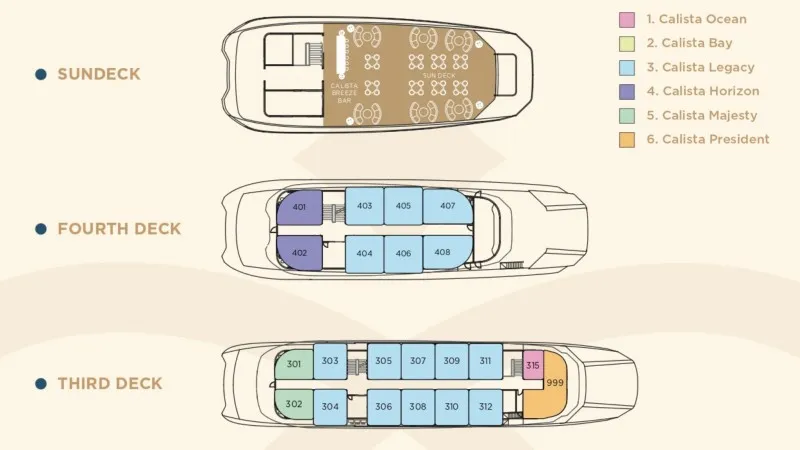 Deck Plan 3,4,5