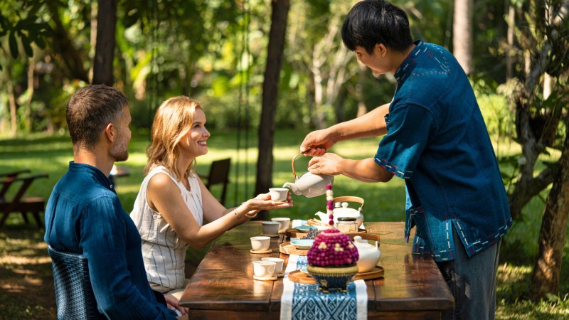 Join a tea ceremony