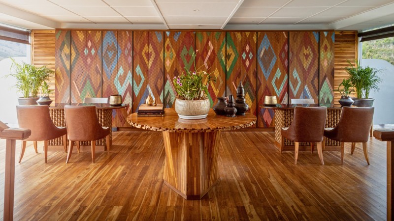 The airy lounge