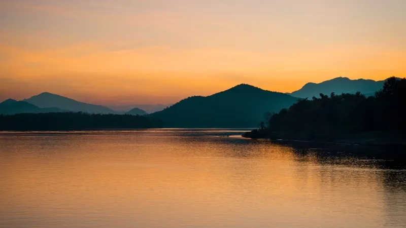 The majestic sunset
