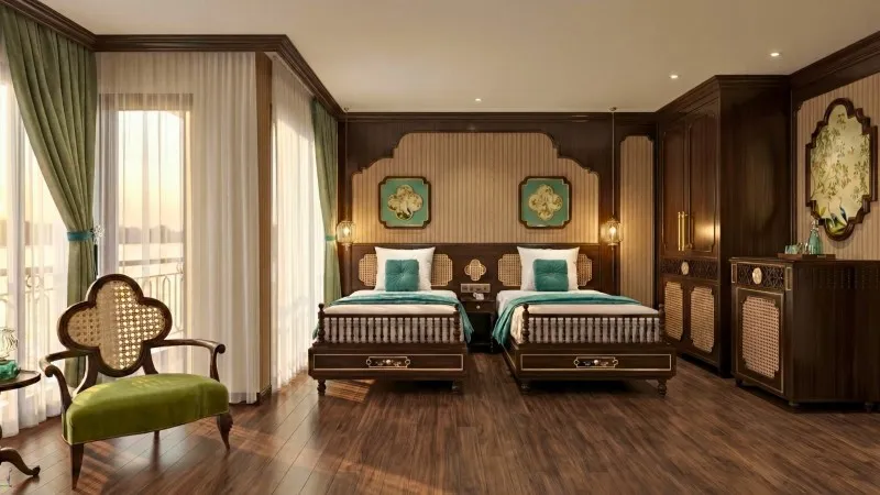 Twin bed cabin
