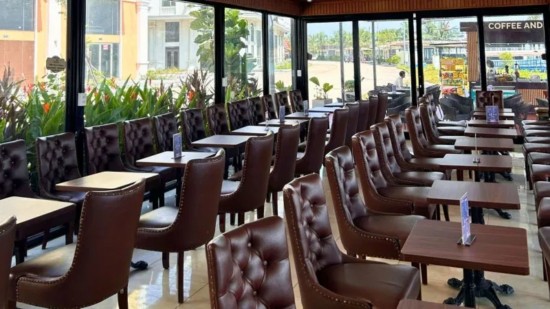 Inside the waiting lounge