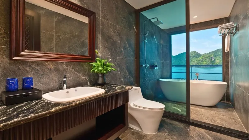 Modern Bathroom with Bathtub