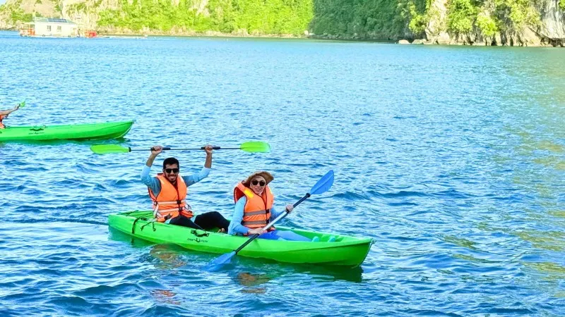 Get on a kayak and explore the bay