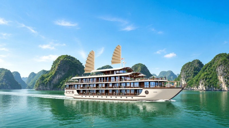 Nostalgia Sails Halong Bay