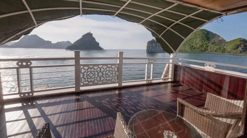 Airy Terrace Among Stunning Bay