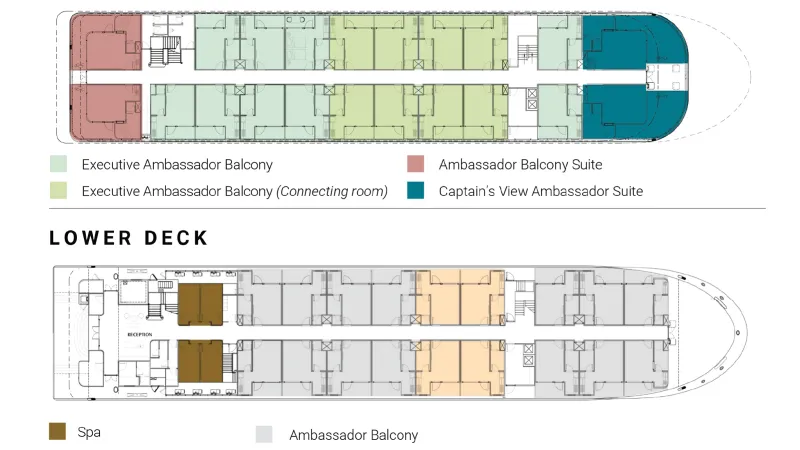 Ambassador Signature Deck Plan