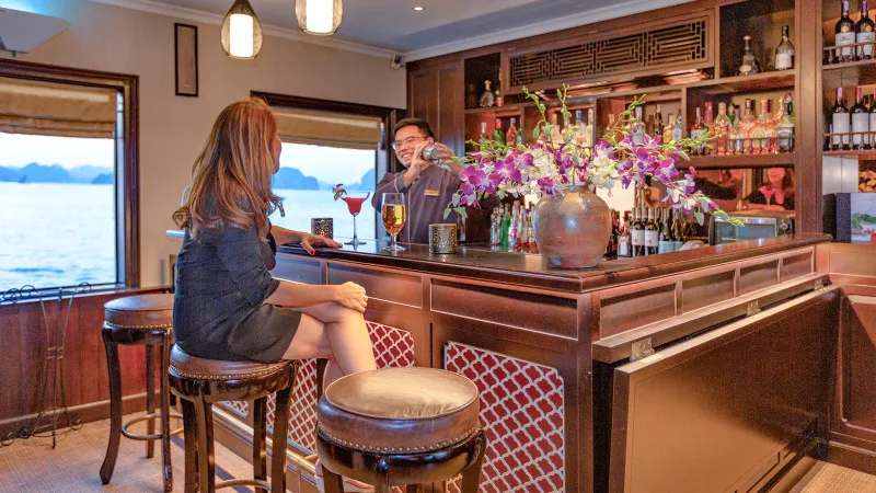 Cocktails from talented bartender