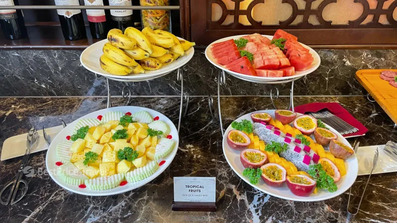 Tasty tropical fruits for buffet lunch