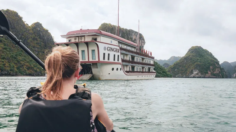 Kayaking in Lan Ha Bay