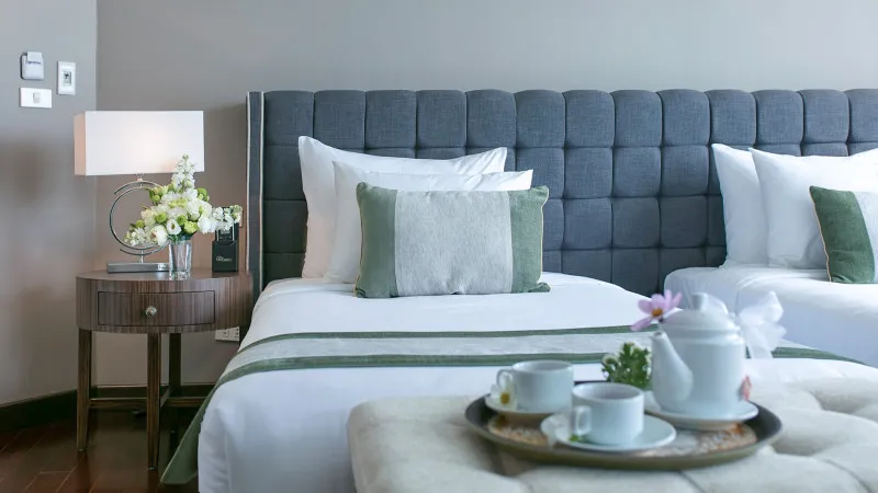 Luxurious bed fabric
