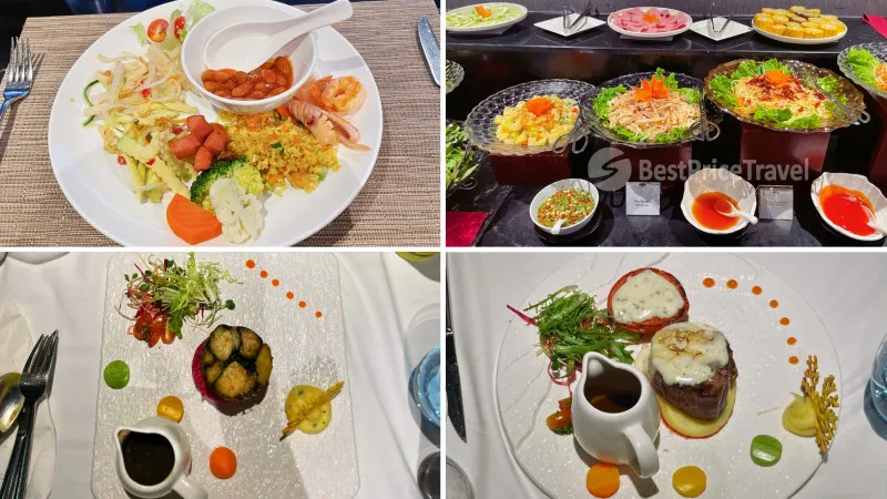 Diverse menu and elegant culinary