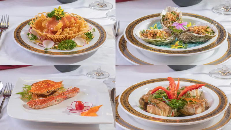 Exquisite cuisine decoration