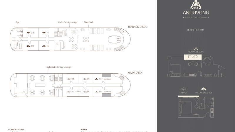 Heritage Line Anouvong Deck Plan