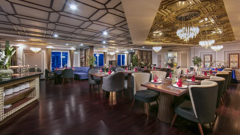 Bright dining room on Era cruise