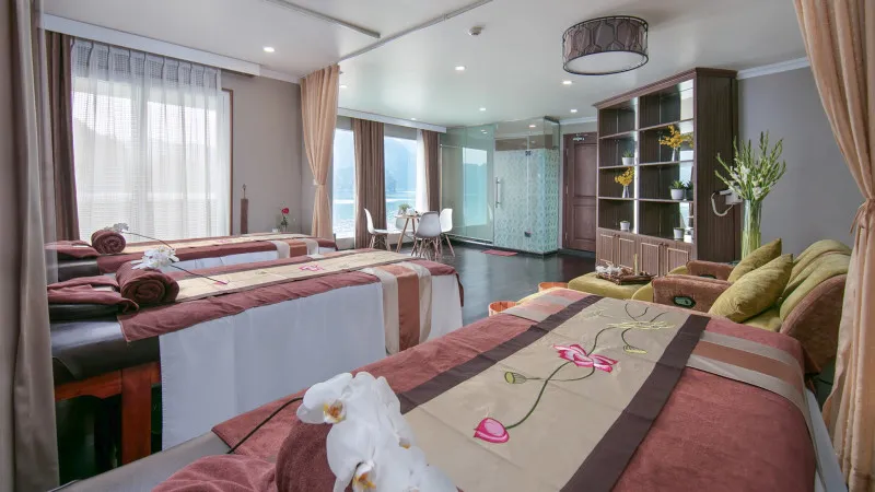 Spa treatment's luxury space