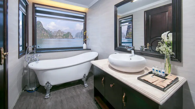 Modern high end bathroom