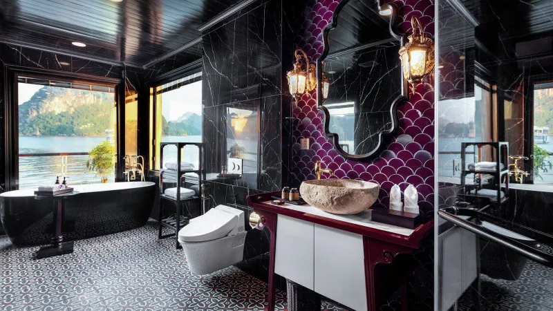 Luxury bathroom space