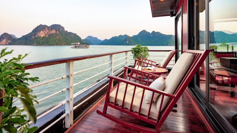 Tranquil balcony escape