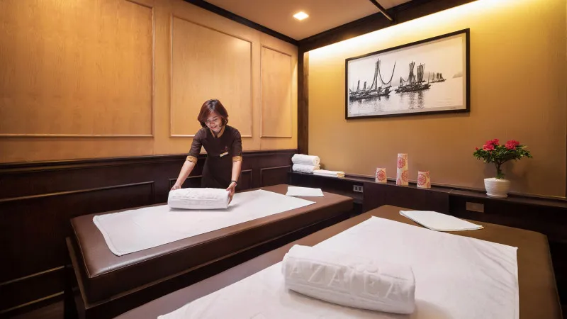 Attentive crew and spa services