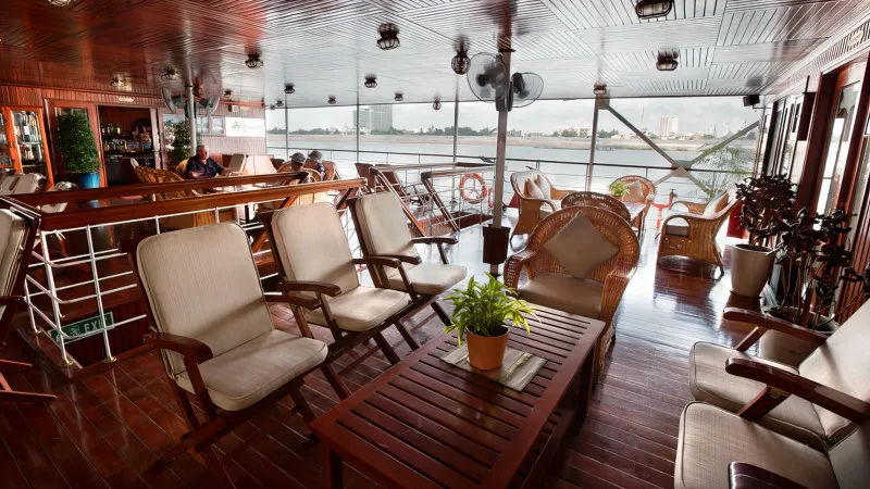 Pandaw Halong Cruise Relaxing Area