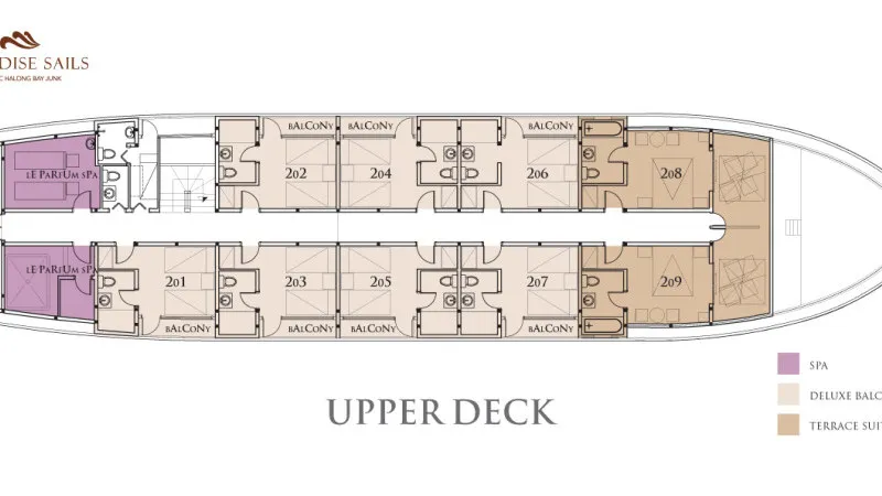 Paradise Sails Upper Deck