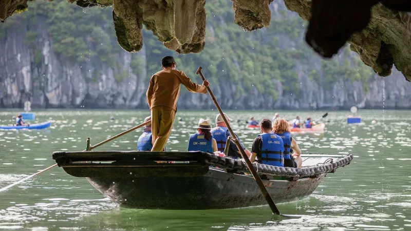 Discover the beauty of wet stalactites