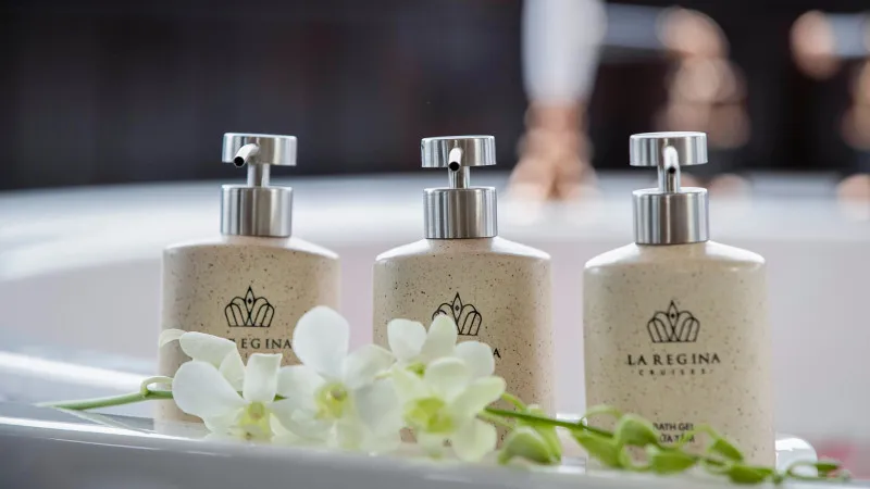 Well-prepared bathroom amenities