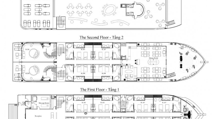 Orchid Classic Cruise: Orchid Classic Deck Plan