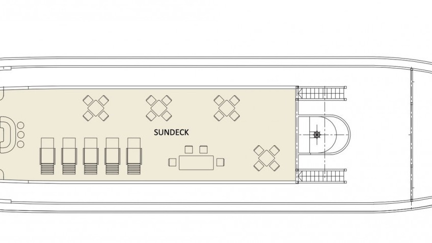 Paradise Peak Cruise: Paradise Peak Cruise Sun Deck Plan