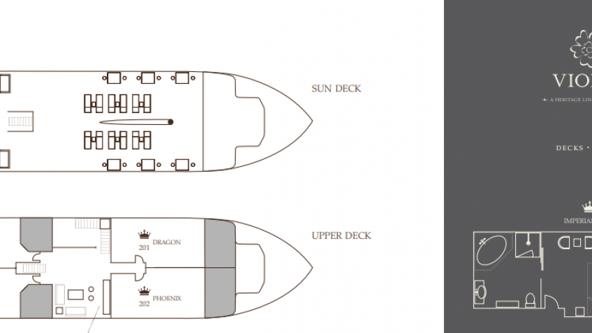 Heritage Line Violet Cruise: Heritage Line Violet Sundeck And Upper Deck