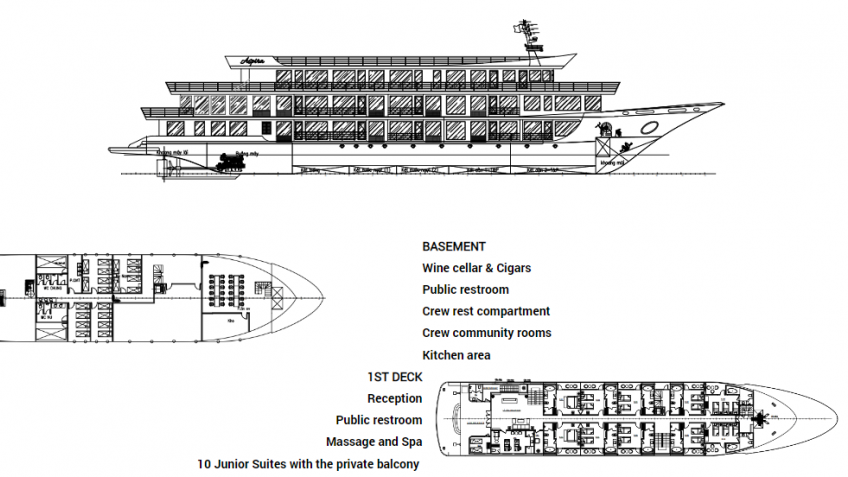 Aspira Cruises: Aspira Basement And Deck 1