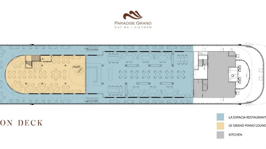 Paradise Grand Cruise: Paradise Grand Salon Deck