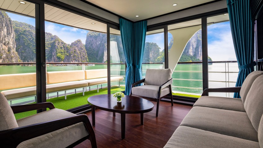 Luxury Lounge With Panoramic View