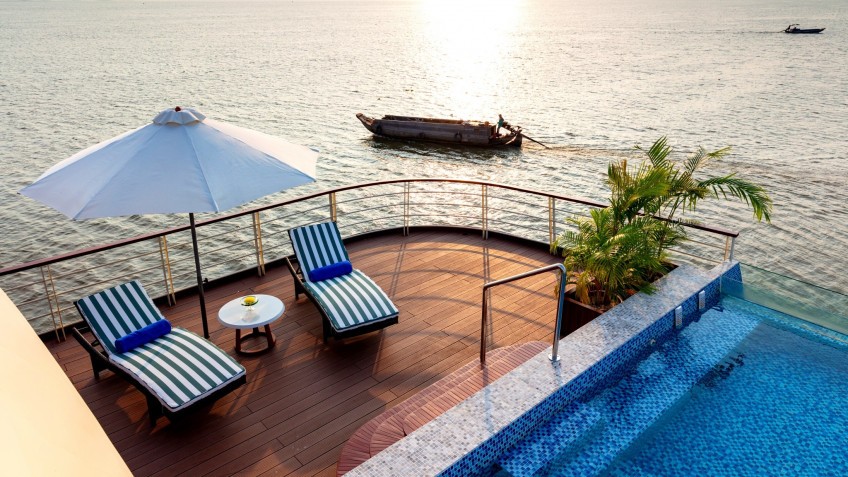 Chilling Time At Pool Bar