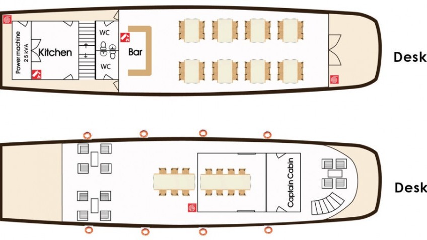 Alova Premium Cruise Deck plan