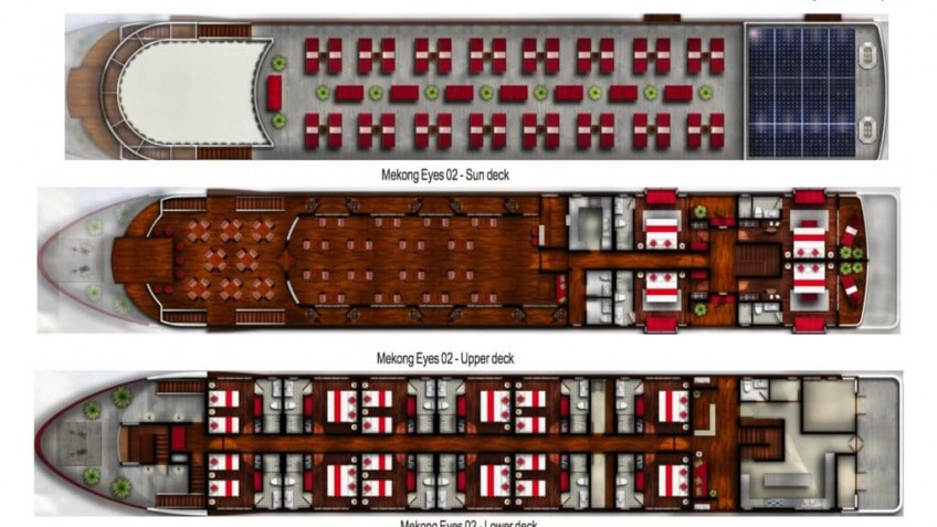 Mekong Eyes Explorer Deckplan