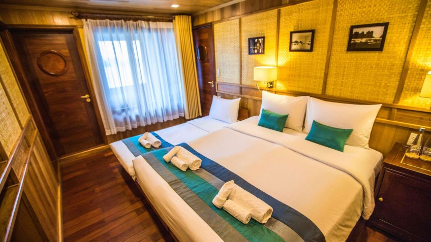 Legend Halong Private Cruise: Comfortable Cabin Onboard
