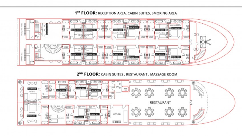 Alisa Premier Deck Plan 1 And 2