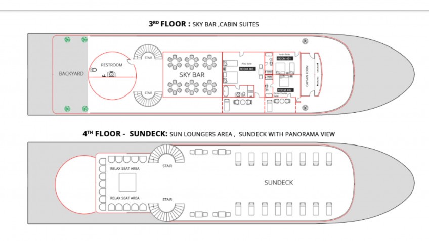 Alisa Premier Deck Plan 3 And 4
