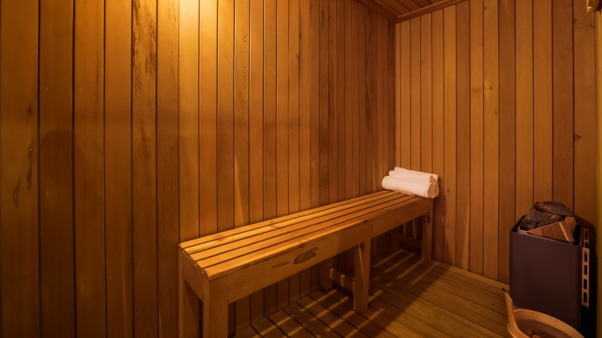 Sauna Area on board