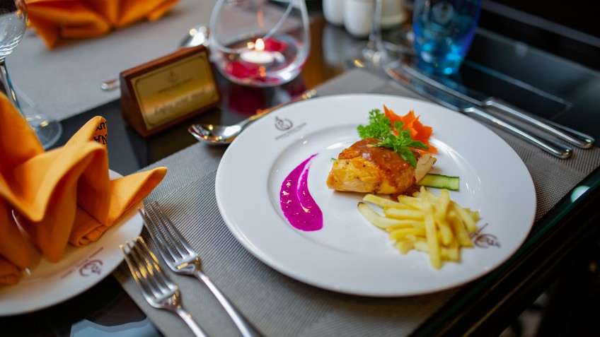 Savory Meal on board