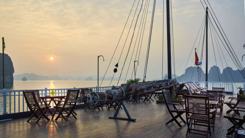 Garden Bay Legend Cruise: Perfect Sundeck For Admiring Bai Tu Long Bay