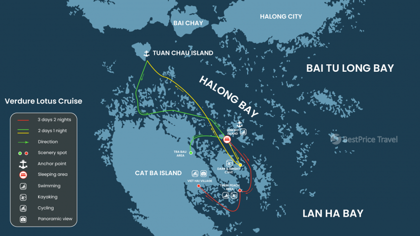 Verdure Lotus Classic Cruise Map